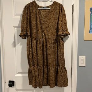 Cheetah summer dress- never worn